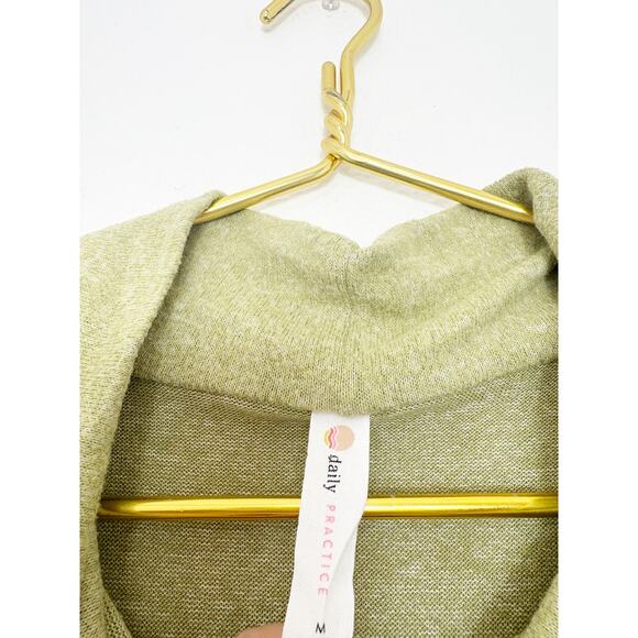 Anthropologie Daily Practice Arabella Moss Drapey Midi Sweater Dress Medium Chic - Picture 5 of 13